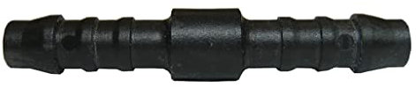 Schlauchverbinder 6 mm gerade PA GF30 schwarz (2)