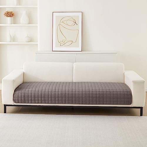Flanell Sofabezug 1 2 3 4 Sitzer Sofabezüge Couch Überzug L Form Ecksofa Sofa Couch Überwurfdecke, Sofahusse Sofaüberwürfe rutschfest Sofa Abdeckung (Braun, 70 * 180cm Stückweise Verkauft)