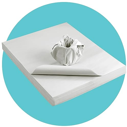 Triplast 200 Sheets of Newspaper Offcuts (20 x 30 inch) - Off White Newsprint Paper - Oil Absorbent Fish & Chip Shop Wrap - Plain Wrapping, Void Fill & Packing Paper Sheets for Moving House