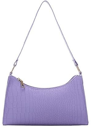 JOCXZI Sacs à main portés épaule femme,Sacs bandoulière femme,Mini pochette à bandoulière rétro à la mode pour femmes, adaptée aux cadeaux pour dames (violet)