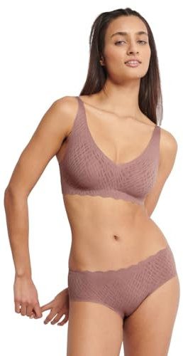 Sloggi Damen Sloggi Zero Feel Bliss Soft Bra, Cacao, M Große Größen