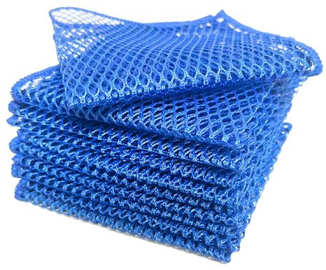 Dish Scrubbers for Cleaning Dishes 10Pcs- Replace Sponges for Dishes - Non Scratch Scrubbing Cloth for Washing Dishes - Best Alternative Dishwashing Scrub Pad Scrubbies Supplies