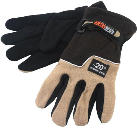 Winterhandschuhe, warme Winterhandschuhe für Damen und Herren, Arbeitshandschuhe, rutschfest, aus Fleece, warm, super weich, Handschuhe für Camping, Wandern, Radfahren, Fahren, Arbeit im Freien