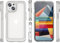 Custodia antiurto per nuovo iPhone, sottile cover posteriore in TPU elegante e durevole (per Apple iPhone 14 Plus, trasparente)