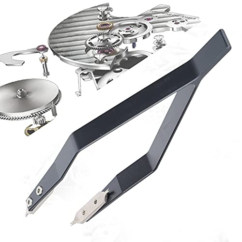 Ejoyous Uhr-Federsteg-Pinzette, V-förmige Uhrfeder Stangenwerkzeug Federstegwerkzeug Zange Federzangen Entferner Uhr Reparatur Werkzeug für Uhren-Reparatur-Set