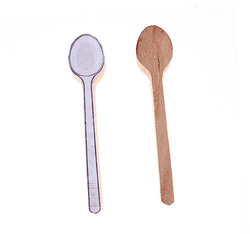 PRETYZOOM Wooden Batten 2 Pcs Wooden Spoons for Cooking Basswood Wood Carving Tools Cooking Spoon Evil Eye Patch Making Wooden Spoons Scoop Spoon Blanks Carving Beechnut Supplies Natural
