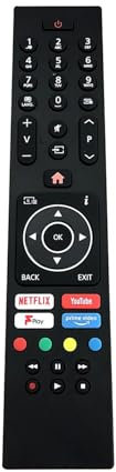 Remplacement de la télécommande RC43137P for Bush Digihome Finlux Techwood Electriq Smart TV Fernbedienung