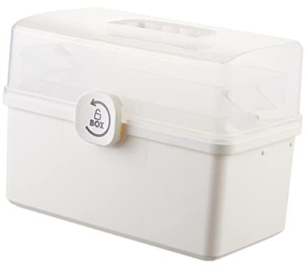 Hoement Medikamentenbox Aufbewahrungsbox Für Zuhause Oder Büro Schreibtisch-aufbewahrungskoffer Mit Schloss