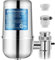 Cartouche Filtrante, Retrait, Filtre à Eau de Robinet avec Purification à 8 Couches, Double Sortie, pour Cuisine, Salle de Bain