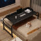 LIJBDDM Table De Chevet Et Table pour Ordinateur Portable,Hauteur Et Largeur Réglables Au-Dessus du Lit, Table De Chevet(Color:Noir)
