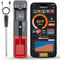 Vexloria Meat Thermometer, Wireless Meat Thermometer Probe Bluetooth Oven Thermopro with Smart APP, Long Range Cooking Thermopro for BBQ Oven Smoker