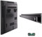 Aetubree Staffa da parete per TV a schermo piatto da 22-55, ultra sottile, resistente, per TV universale fino a 45 kg, VESA 400 x 400 mm, senza borchie, senza trapano, facile da installare (nero)