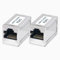 BIGtec Lot de 2 adaptateurs LAN RJ45 - Câble Ethernet - Rallonge de câble réseau - Boîtier métallique compatible CAT8 CAT7 CAT6a CAT5e CAT5