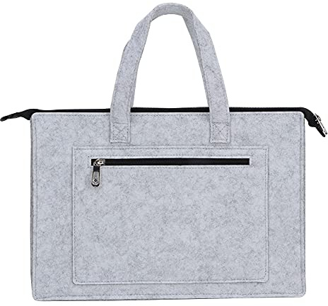 MMABEUTF Borsa protettiva in feltro per laptop Borsa antiurto per borse con manico per notebook (15 pollici)