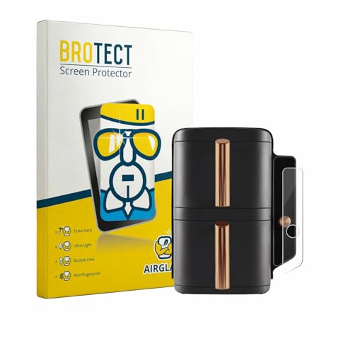 BROTECT Schutzglas für Ninja Double Stack XL sl400eu | Transparenter Displayschutz Made in Germany Schutzfolie Panzer Folie Glas 9H Anti-Fingerprint Einfache Montage Clear