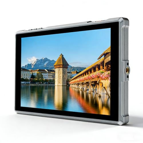 Dpofirs FW759 PRO 7 Inch DSLR Camera Field Monitor, Ultra Wide 178° Viewing Angle Touchscreen, 4K HDMI In, 1/4 Holes, Lightweight