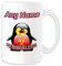 UNIGIFT Tasse mit Aufschrift Resident Evil, personalisierbar, groß, Motiv Pinguin, Videospiel, Kostüm, Weiß, Name Nachricht, einzigartige lustige Neuheit, Superheld, Supercomputer, RPG, gruseliges