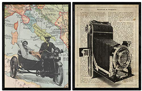 Pack zurück in die Welt. Packung mit Platten zum Rahmen. Poster mit Bildern der Welt. Inneneinrichtung. Rahmen zum Rahmen. Papier 250 Gramm hohe Qualität