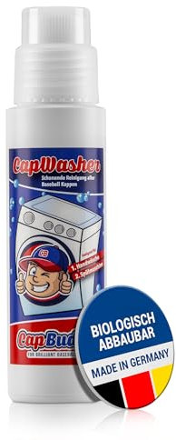 Cap Buddy Cap Washer Kappenreiniger mit Bürstenflasche für New Era und Flexfit Kappen um Baseballmützen von Herren Snapback bis Trucker Einfachste Art deine Basecap zu Reinigen und Waschen