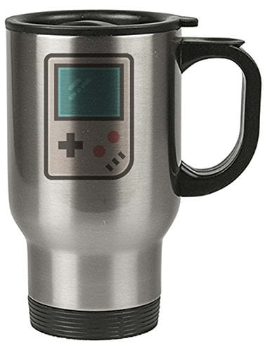 Geek Travel Mug - Gameboy - Thermal Eco - Stainless Steel - Reusable Coffee Cup
