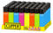 48 Feuerzeuge Clipper Solid Fluo NEU