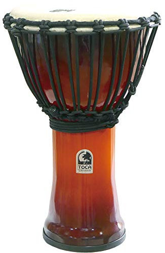 TOCA Djembe Freestyle Rope Tuned SFDJ-9AFS African Sunset 9