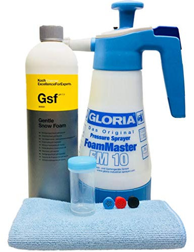 Gloria Foam Master FM10 +Koch Chemie Gentle Snow Foam inkl. Messbecher & DFT Microfasertuch