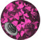 PIERCINGLINE Universelle Schraubkugel KRISTALLE + EPOXY Piercing Aufsätze Kugel Ersatz Pink 4 x 1,2 mm