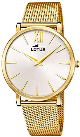 Lotus Damenuhr Edelstahl Gold