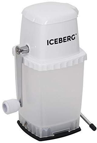 TIME FOR TREATS VKP1226 VKP Brands Ice Crusher, Plastic Stainless Steel, White