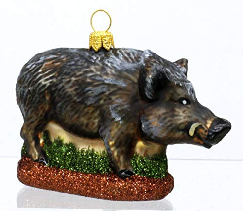 condecoro Wildschwein Christbaumschmuck Jagd Christbaumkugel