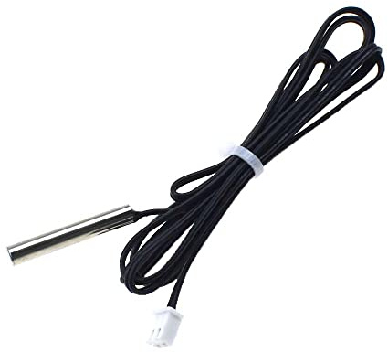 Reland Sun Hochtemperatursensor 0,5 m 1 m 2 m 3 m 4 m 5 m 6 m 7 m 8 m 9 m 10 m 15 m 20 m 25 m 30 m NTC Temperatursensor 10 K 1% Genauigkeit Temperaturfühler MF58 3950 W1401 Kabel (3 m)