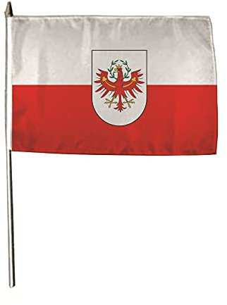 U24 Flagge Fahne Stockflagge Tirol 30 x 45 cm Stockfahne 3er Pack