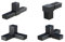 cyclingcolors STECKVERBINDER 20x20 25x25 30x30 VIERKANTROHRE PROFILE 20mm 25mm 30mm KUNSTSTOFF Rohrverbinder (T (20mm))