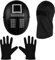 Balinco The Game Maske + Sturmhaube + schwarze Handschuhe + 1x Spielkarte für Halloween, Fasching & Karneval als Kostüm für Herren & Damen (Viereck)