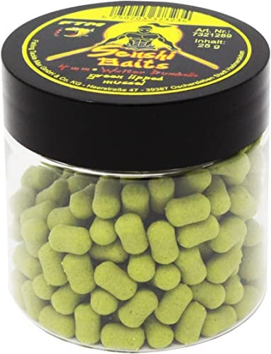 FTM Senshi Baits Wafter Dumbells 4mm Green lipped Mussel