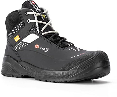 SIXTON Sicherheits-Stiefel Forza High Resolute S3 EN ISO 20345:2011 S3 SRC ESD schwarz Größe 45