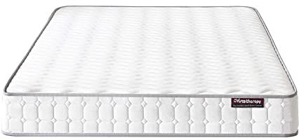 Visco Therapy Comfort 1000 Pocket Spring Mattress with Comfort Foam Layers, 3D Knit Fabric Cover, Pressure Relief, 20cm Deep, Regular Feel (5FT King)
