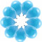 10 Pastell Türkis Luftballons Eco Ballons Made in EU Deko Geburtstag Kinder Erwachsene Hochzeit Party pastelltürkis Ballons pastell Ballon Helium geeignet