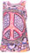 GURU SHOP Mirror Tank Top, Yoga-Top - Peace/pink, Damen, Baumwolle, Size:M