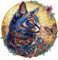 Blumuze Wooden Jigsaw Puzzles, Cat and Butterfly Wooden Puzzles for Adults, Unique Shaped Animal Wood Puzzles, Wooden Animal Puzzles for Adults Kids with Wood Gift Box 300pcs-L-13.8 * 13.7in