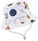Malaxlx Kinder Sonnenhut Weltraum Planet Raketen Fischerhut UV Schutz Sommerhut Strandhut Bucket Hat Eimer Hut für 4-8 Jahre Mädchen Jungen