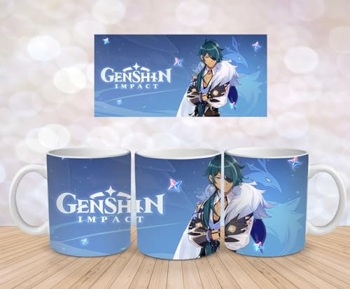 Genshin Impact Tasse: Tolle Designs, Hochwertige Keramik, Perfekt für Gaming Fans (Kaeya)
