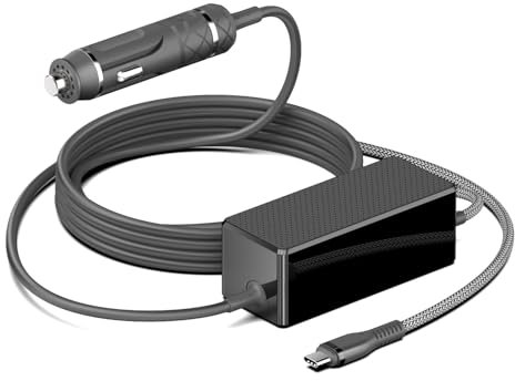HKY PD3.1 Bloc d'alimentation allume-cigare USB C 140 W pour ordinateur de jeu MSI Titan 18 Ultra 2024 Gaming Notebook AI Ordinateur portable i9-14900HX RTX40 Serie 18, MSI Titan 18 Pro 2024