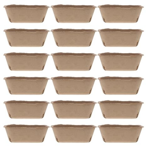 BEBEMOKO Bandeja De Cartón para Frutas con Pulpa Natural Y Fibra De 20 Unidades