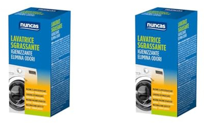 Nuncas Lavatrice Sgrassante Igienizzante - 250g (Confezione da 2)