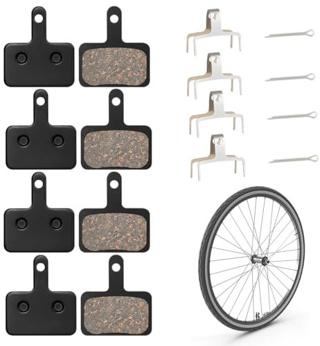 KOLZEMV 4X Bremsbeläge Fahrrad Scheibenbremse für B01S, fahrrad bremsbeläge, Bike Beläge, Bremsbelag, bremsbeläge fahrrad, Scheibenbremsbeläge High Performance für Deore, TRP, Tektro