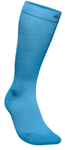 BAUERFEIND Run Ultralight Compression Socks, Women, Lagoon Blue, M 38-40
