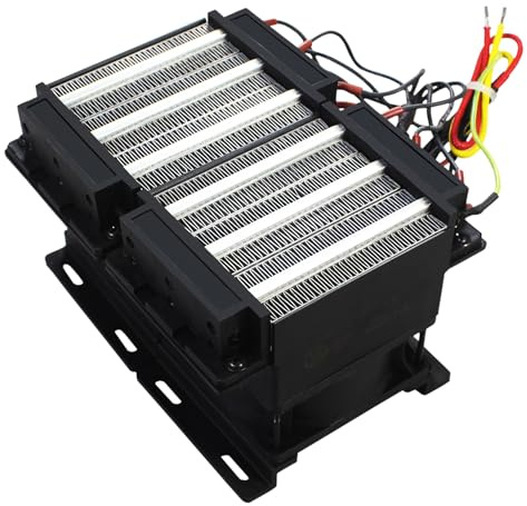 PTCYIDU PTC Luftheizung Heizelement 220V 1500W PTC-Keramik-Luftheizgerät | Keramikheizrohr Isoliertes Thermostatisches, ntfeuchtung Heizung Gebläse Kompakt Gehäuseheizung Kondensationsschutz, 160mm