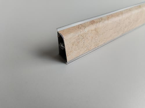 Generico Alzatina per Top Cucina in PVC, con la seguente Misura= 140 cm Compresa di 1 Angolo Interno, 1 Angolo Esterno, 1 Tappo SX, 1 Tappo DX. (Diversi Colori). (Niagara Rosa, cm 140)